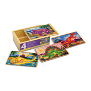 Puzzle Dino Wood (12 pcs)