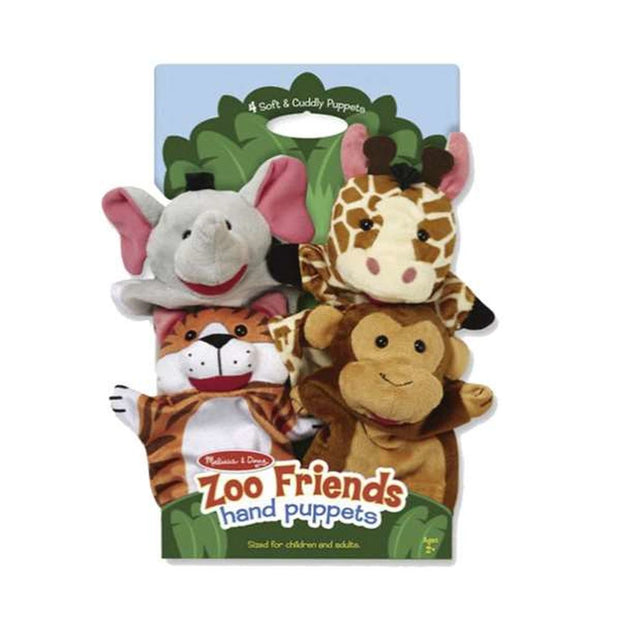 Soft Puppets Zoo Friends Hand Puppets Plastic