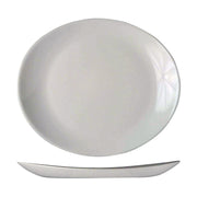 Flad plade Arcoroc Weiß Glas