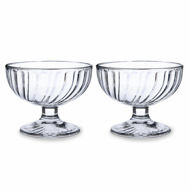 Eiscreme- und Milchshakes-Becher Luminarc Durchsichtig 2 Stück 38 cl
