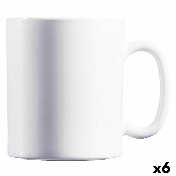 Kop Luminarc Evolution Weiß Glas (32 cl) (Pack 6x)