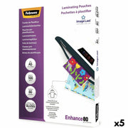 Laminating Pouches Fellowes 100 Pieces A5 Transparent (5 Units)