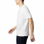 Herren Kurzarm-T-Shirt Columbia North Cascades Weiß