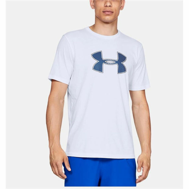 Herren Kurzarm-T-Shirt Under Armour Fleece Big Logo Weiß