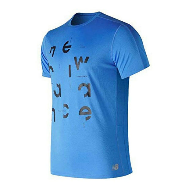 Herren Kurzarm-T-Shirt PRNT ACCLRT New Balance MT91162 LCT