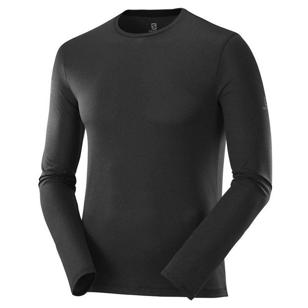 T-Shirt Salomon Agile Training LS Schwarz