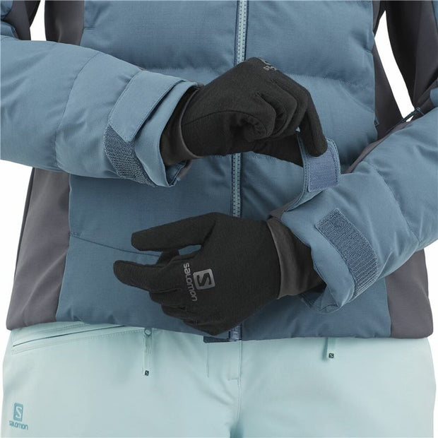 Skijacke Salomon Stormcozy Damen Hellblau