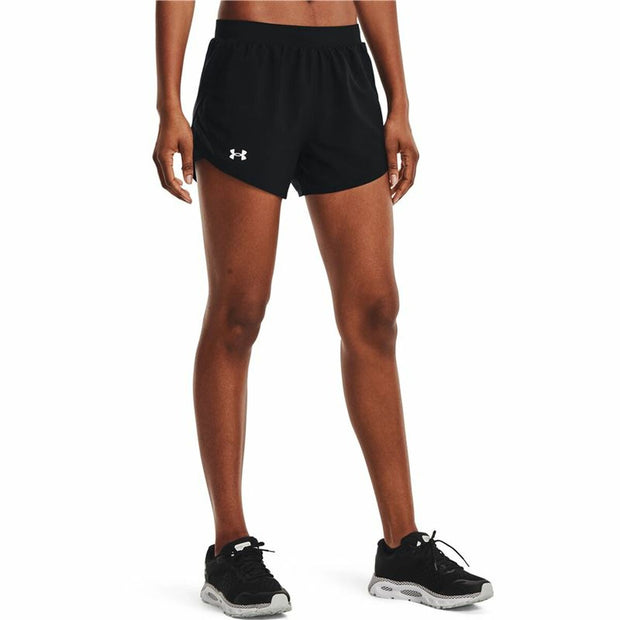 Damen-Sportshorts Under Armour Fly-By 2.0 Schwarz