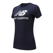 Damen Kurzarm-T-Shirt New Balance WT91546 Dunkelblau