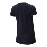 Damen Kurzarm-T-Shirt New Balance WT91546 Dunkelblau