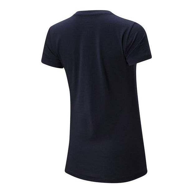 Damen Kurzarm-T-Shirt New Balance WT91546 Dunkelblau