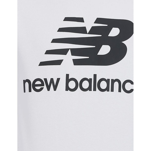 Herren Sweater ohne Kapuze New Balance MT03560 Weiß