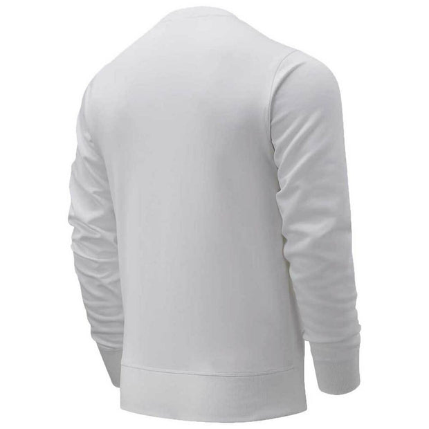 Herren Sweater ohne Kapuze New Balance MT03560 Weiß