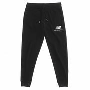 Lange Sporthose New Balance Essentials Stacked Logo Schwarz Herren