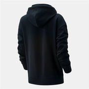 Damen Sweater mit Kapuze New Balance Essentials Stacked Logo Schwarz