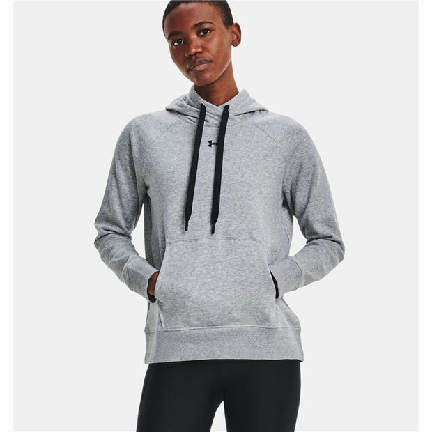 Damen Sweater mit Kapuze Under Armour Rival Hellgrau