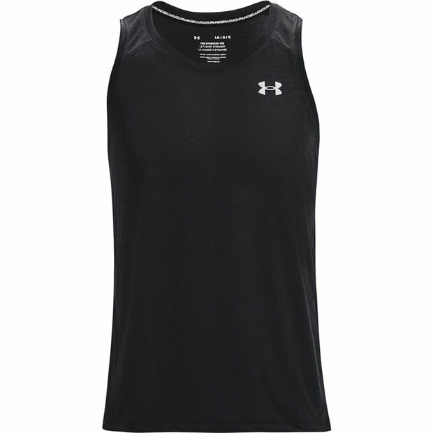 Tanktop Mann Under Armour Streaker Schwarz