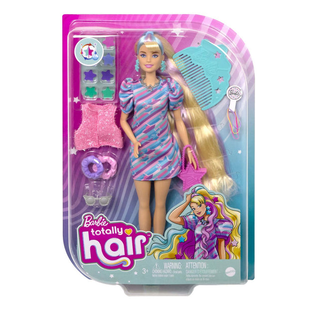 Doll Barbie Totally Hair 9 Pieces