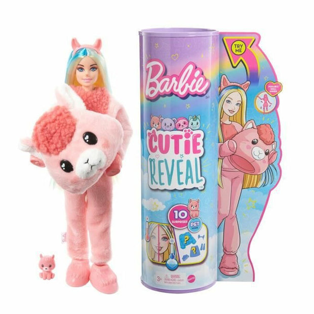 Baby doll Barbie Cutie Reveal Llama
