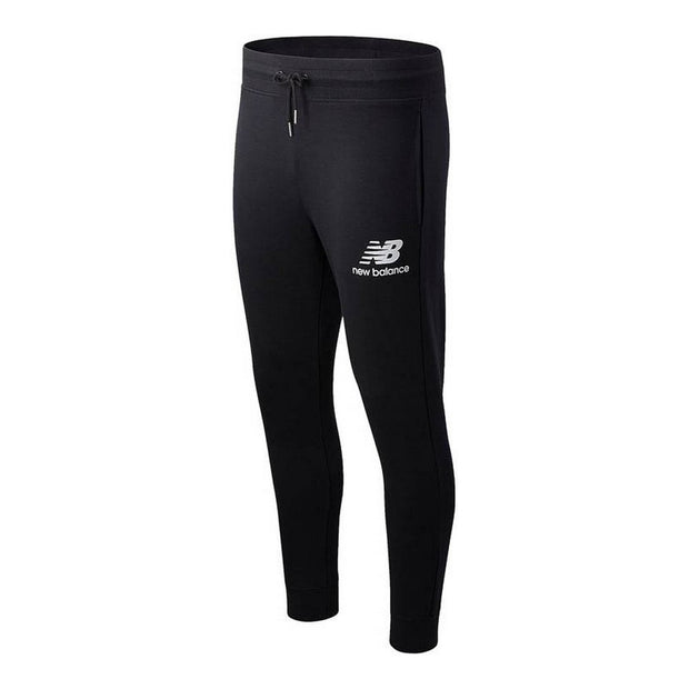 Lange Sporthose New Balance  Essential Stack Logo Schwarz Unisex