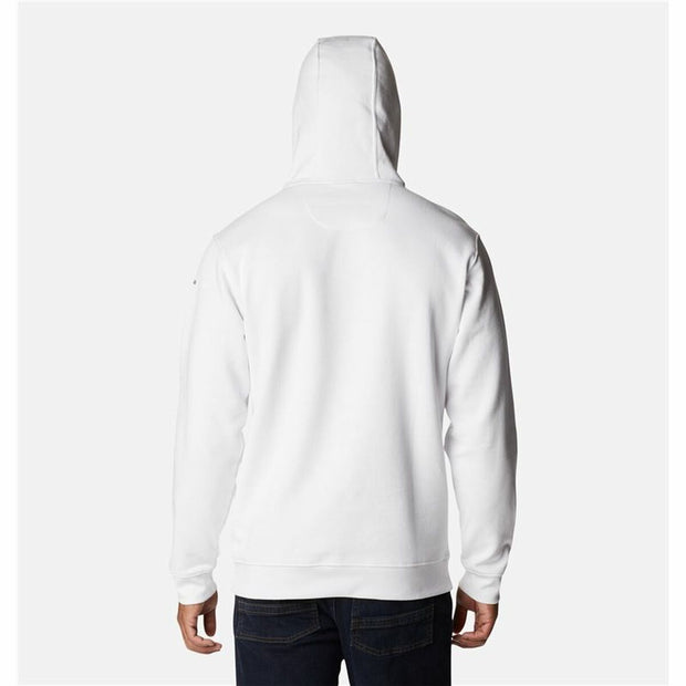 Herren Sweater mit Kapuze Columbia CSC Basic Logo Weiß