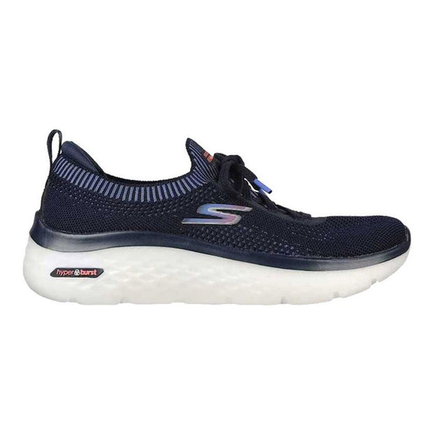 Laufschuhe für Erwachsene Skechers Engineered Flat Knit W Blau