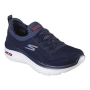 Laufschuhe für Erwachsene Skechers Engineered Flat Knit W Blau