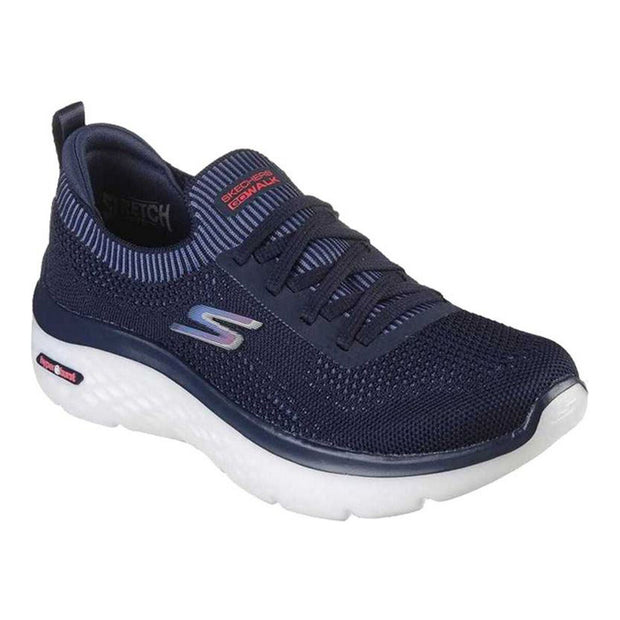 Laufschuhe für Erwachsene Skechers Engineered Flat Knit W Blau