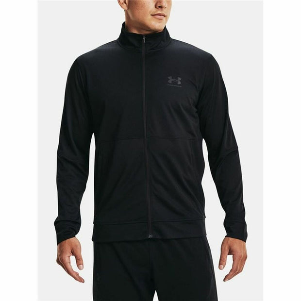 Sportjackefür Herren Under Armour Pique Track Schwarz