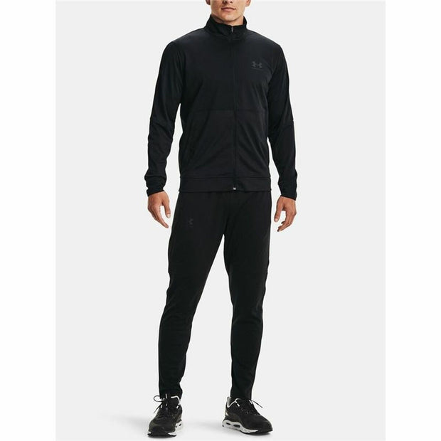 Sportjackefür Herren Under Armour Pique Track Schwarz
