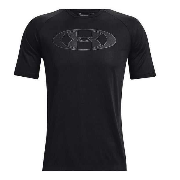 Kurzarm-T-Shirt Under Armour TECH 2.0 LOCKERTAG Schwarz