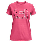 Damen Kurzarm-T-Shirt Under Armour Big Logo Rosa