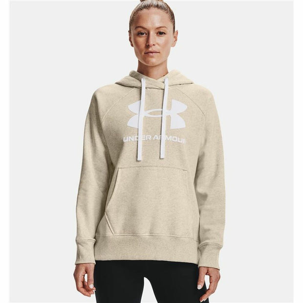 Damen Sweater mit Kapuze Under Armour  Fleece Logo Weiß