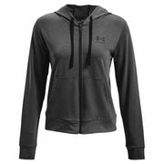 Damen Sweater mit Kapuze Under Armour Rival Terry FZ Mit Kapuze Dunkelgrau