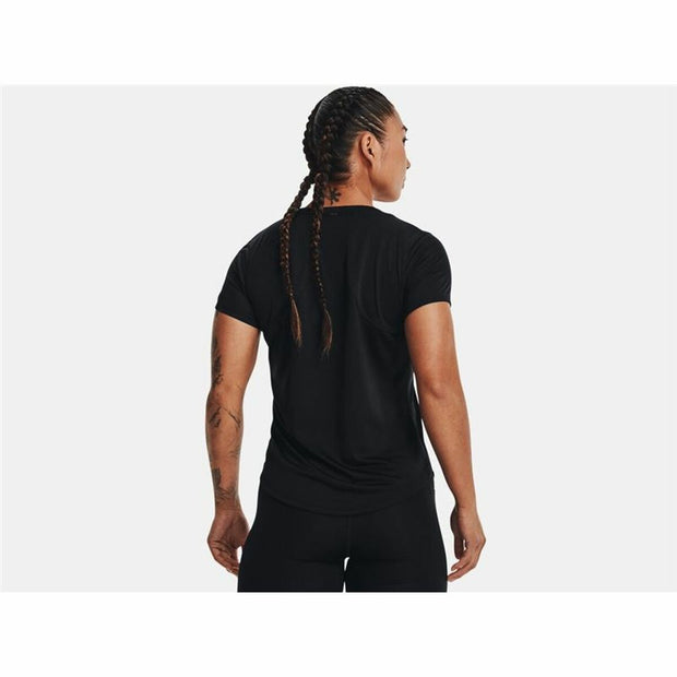 Damen Kurzarm-T-Shirt Under Armour Stride Schwarz