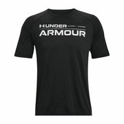 Kurzarm-T-Shirt Under Armour Wordmark  Schwarz