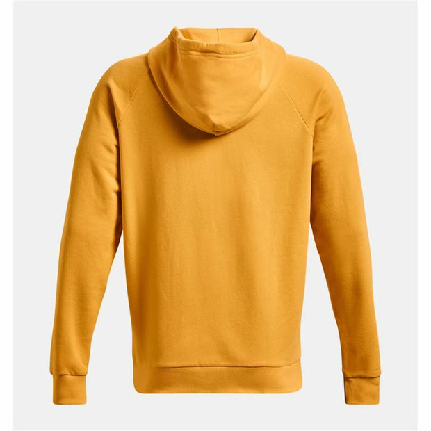 Herren Sweater mit Kapuze Under Armour Rival Big Logo Gelb