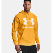 Herren Sweater mit Kapuze Under Armour Rival Big Logo Gelb