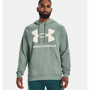 Herren Sweater mit Kapuze Under Armour Rival Big Logo grün