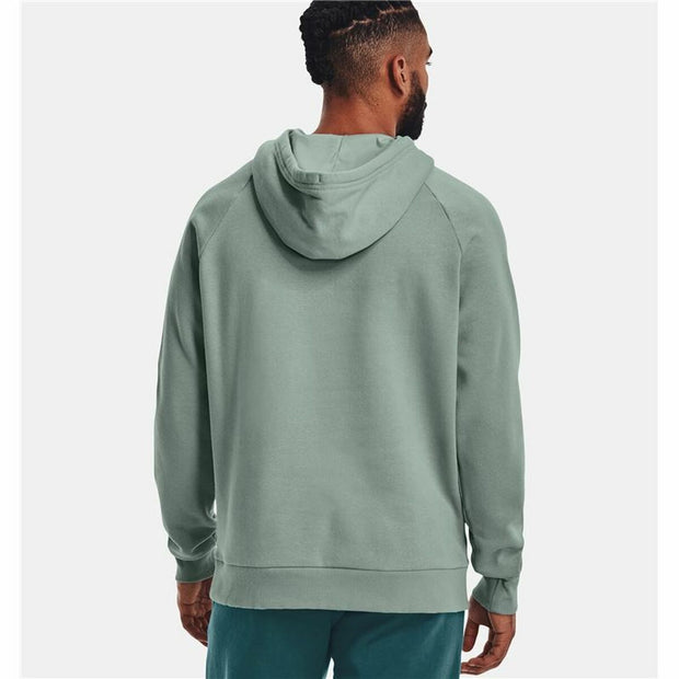 Herren Sweater mit Kapuze Under Armour Rival Big Logo grün