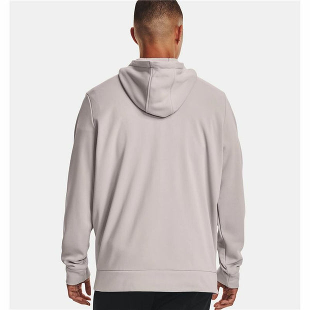 Sportjackefür Herren Under Armour Rival Hellgrau Mit Kapuze