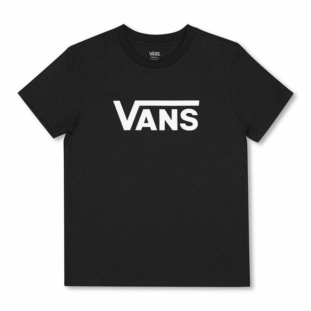 Damen Kurzarm-T-Shirt Vans Drop V SS Crew-B W Black Schwarz