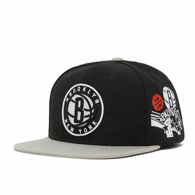 Sportkappe Mitchell & Ness Brooklyn Schwarz (Einheitsgröße)