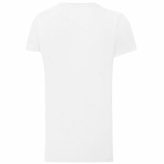 Damen Kurzarm-T-Shirt Essentials Stacked Logo New Balance WT91546_SST Weiß