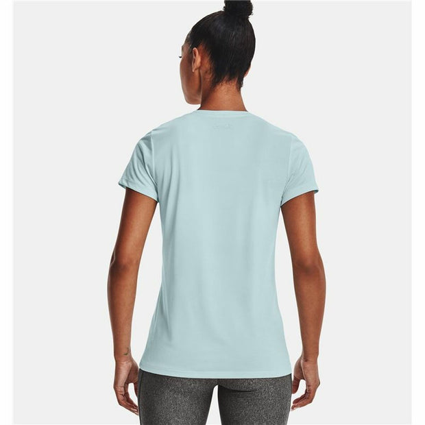 Damen Kurzarm-T-Shirt Under Armour Tech Twist Hellblau