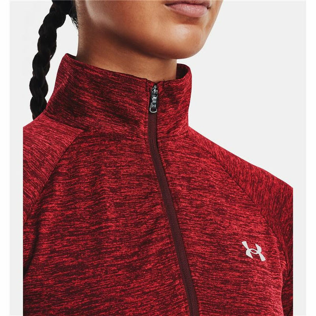 Damen Sweater ohne Kapuze Under Armour Tech Twist Dunkelrot