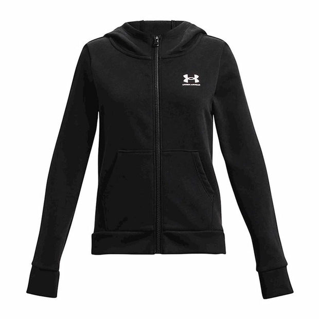 Sportjacke für Kinder Under Armour Rival Schwarz