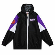 Sportjackefür Herren Mitchell & Ness Toronto Raptors Basketball Schwarz