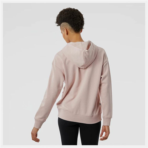 Damen Sweater mit Kapuze New Balance Essentials Candy Rosa