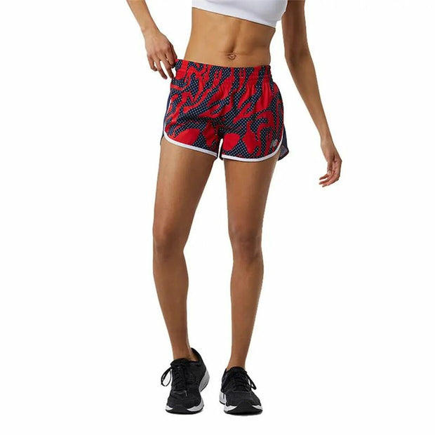 Herren-Sportshorts New Balance Printed Accelerate Rot